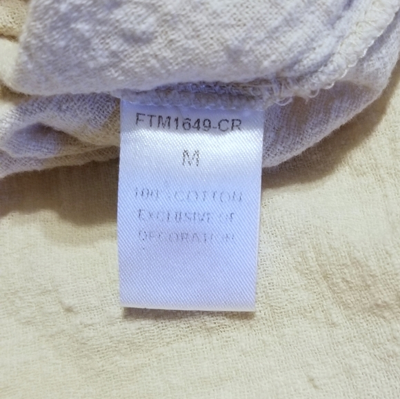 Impressions brand Women's Embroidered Boho Tank Sz Med - Picture 6 of 7